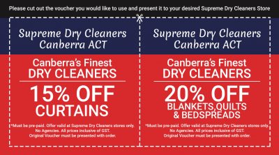 Dry Cleaning Discount Voucher